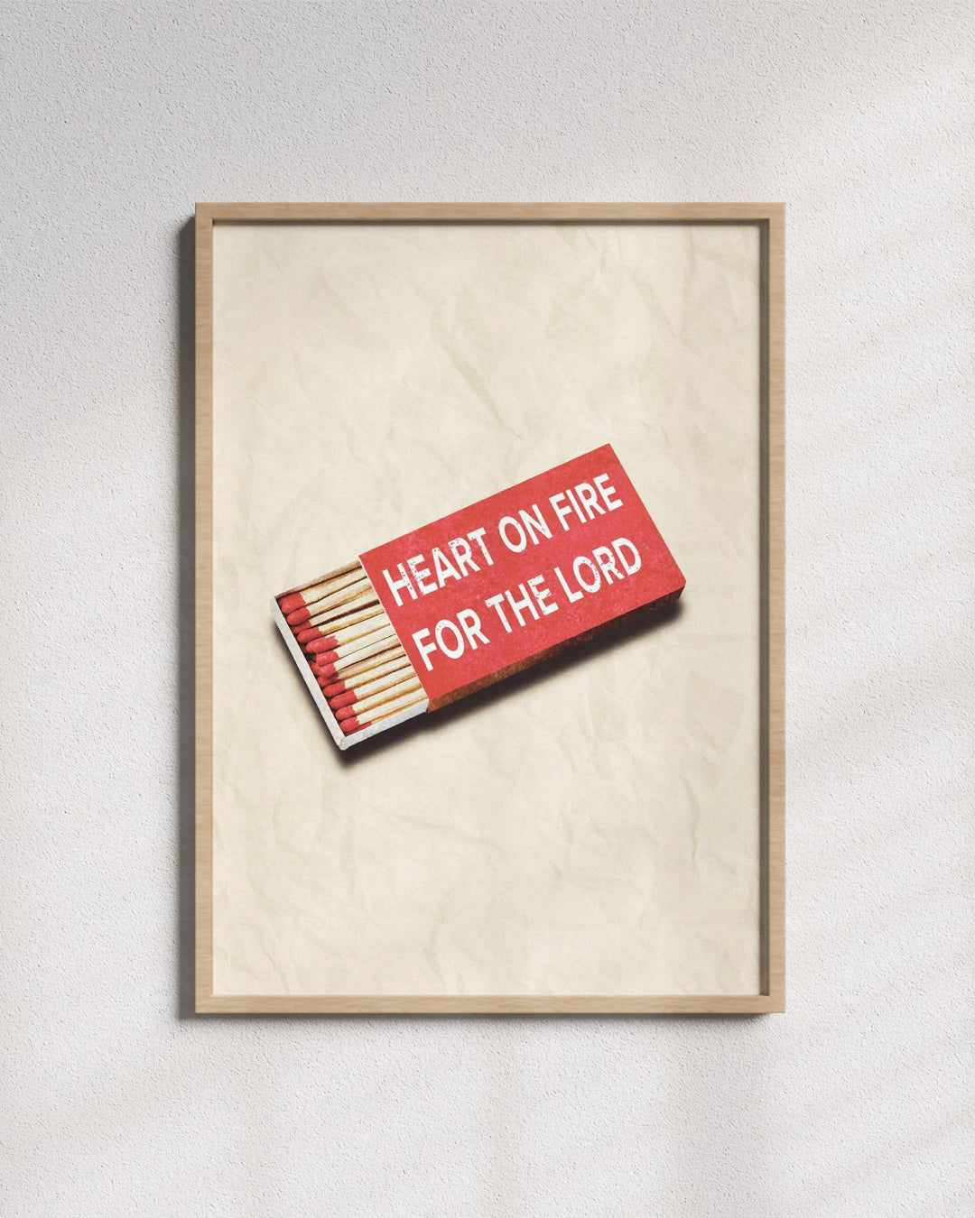 Heart On Fire - Wall Art