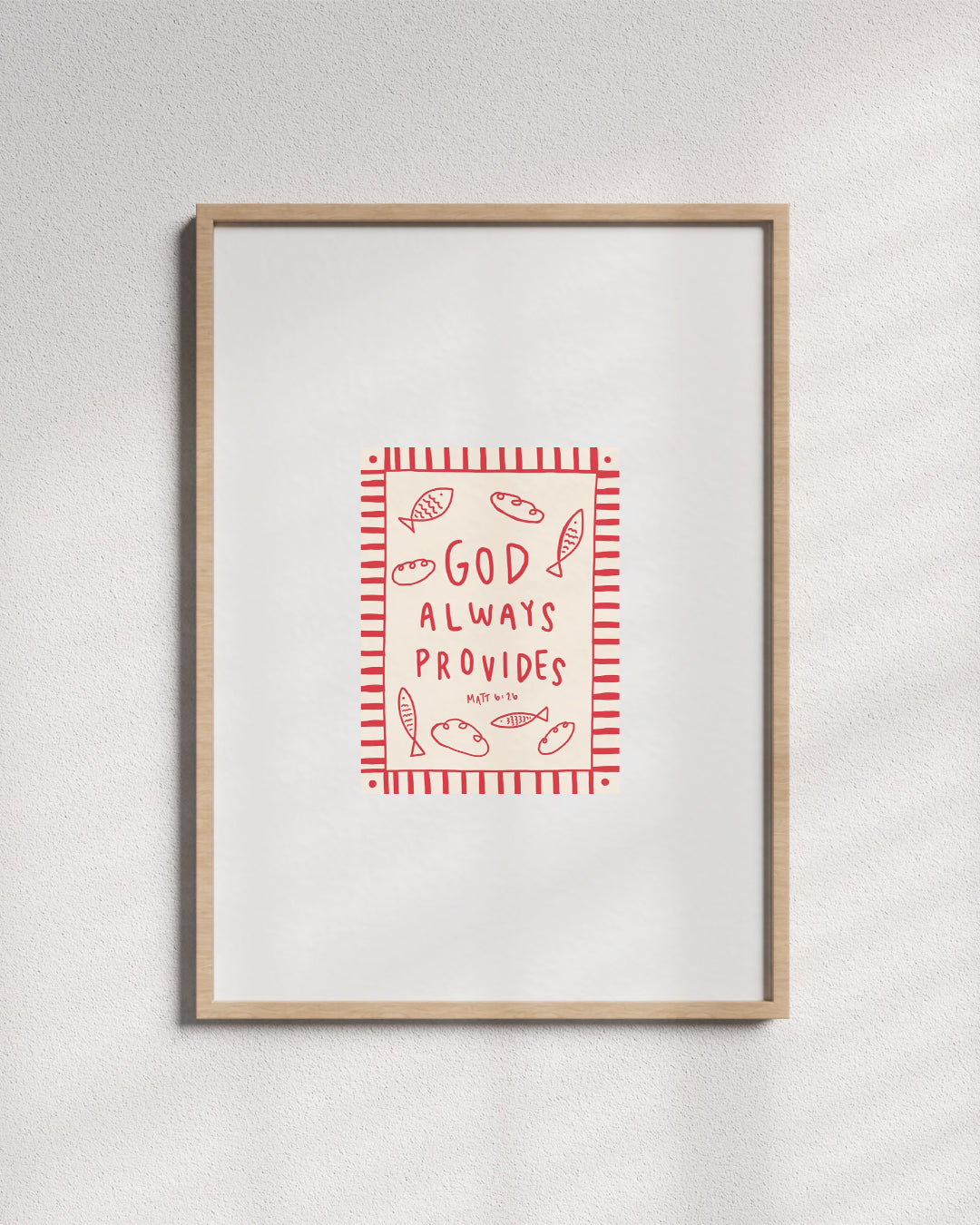 Matt 6:26 - Wall Art