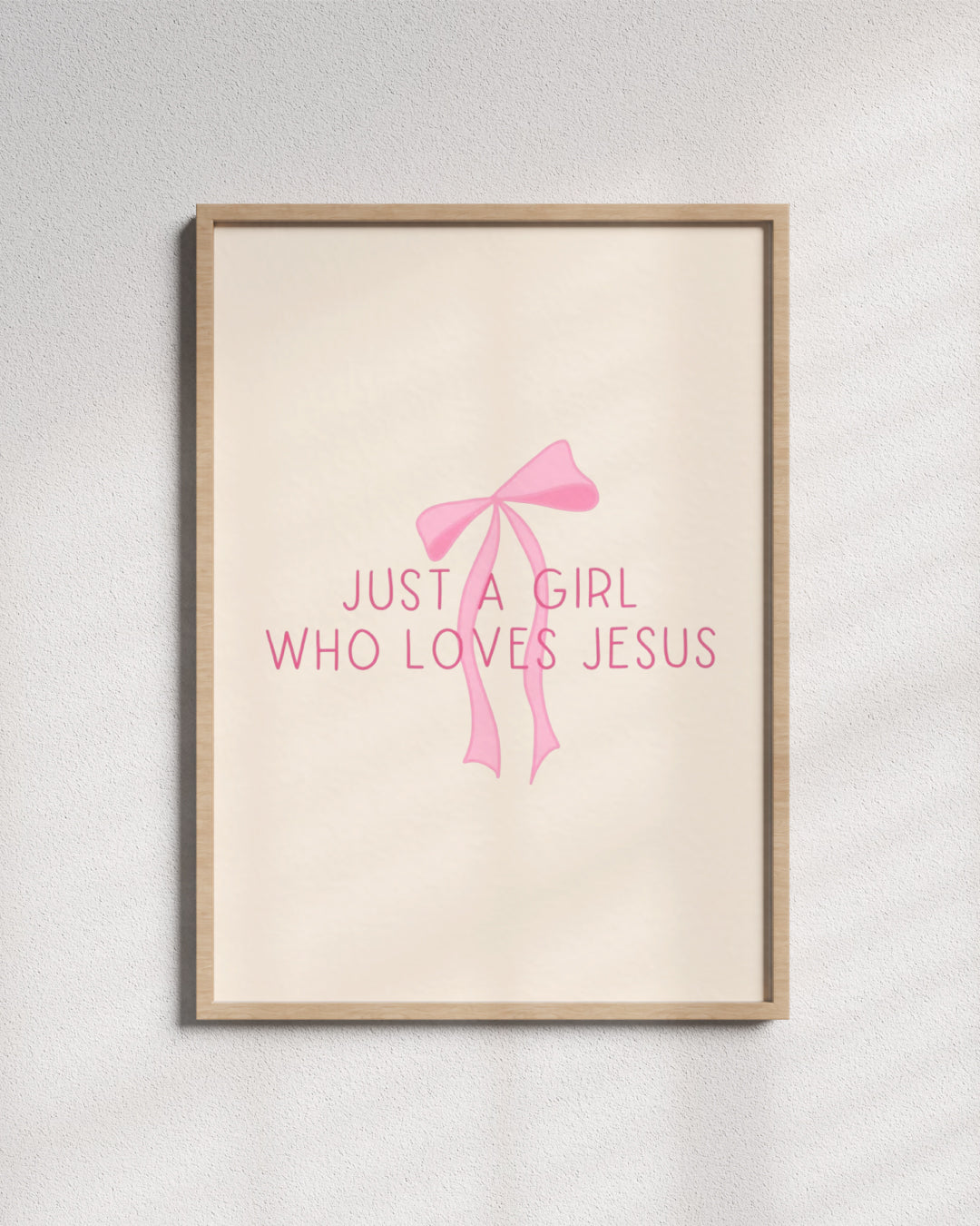 Just A Girl - Wall Art
