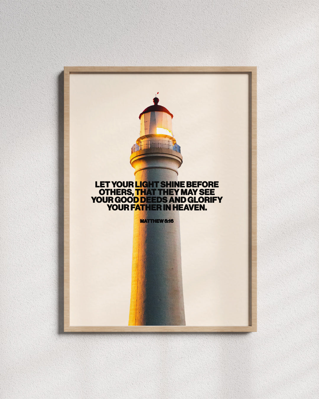 Matthew 5:16 - Wall Art