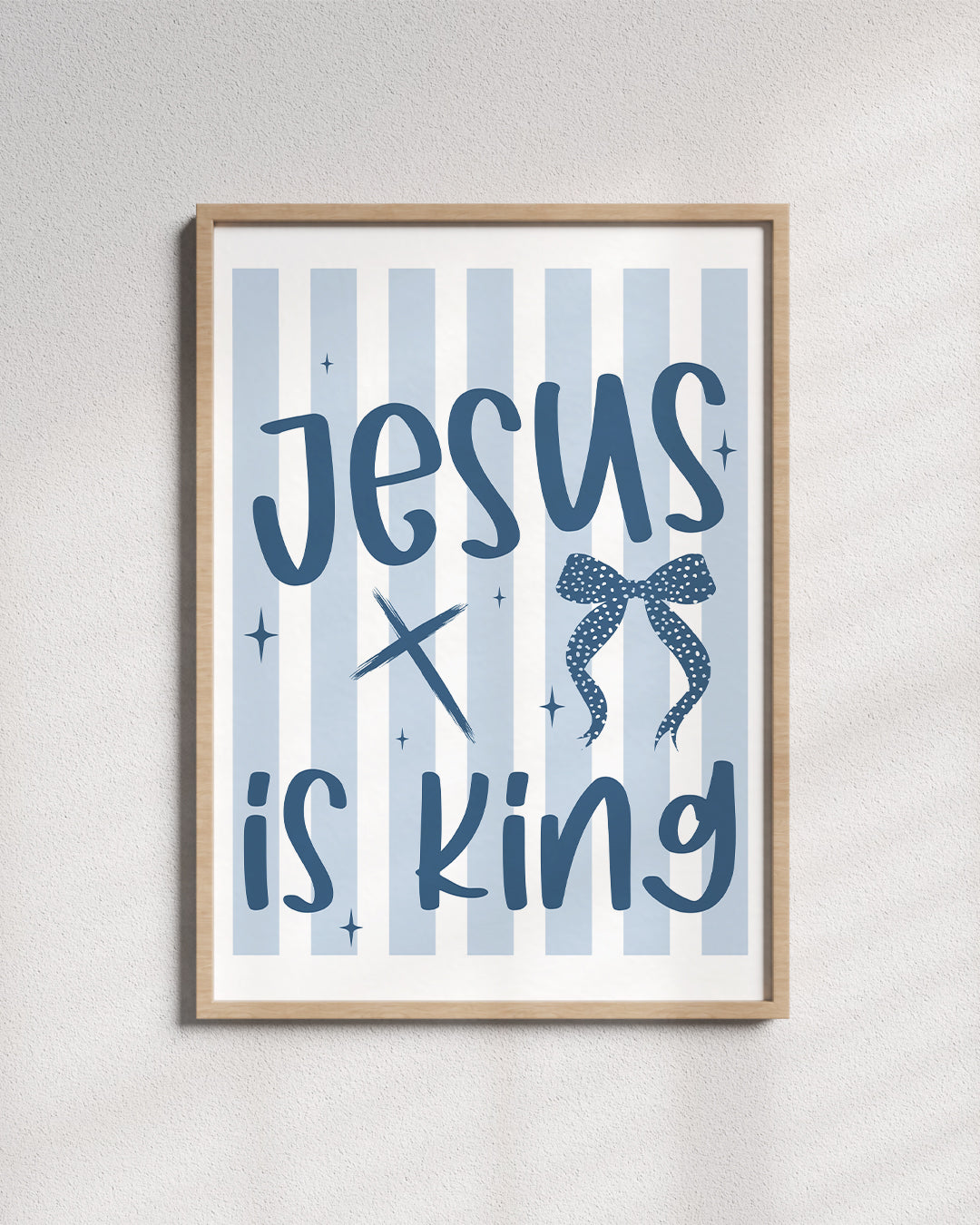 Jesus Is King - Wall Art