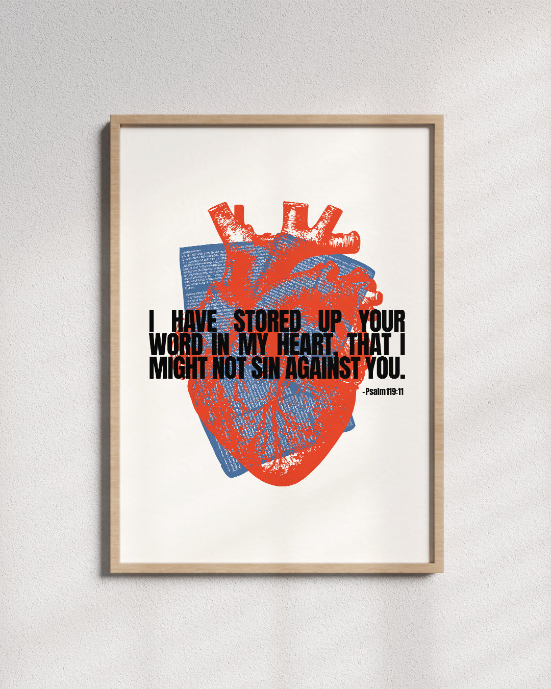 Psalm 119:11 - Wall Art