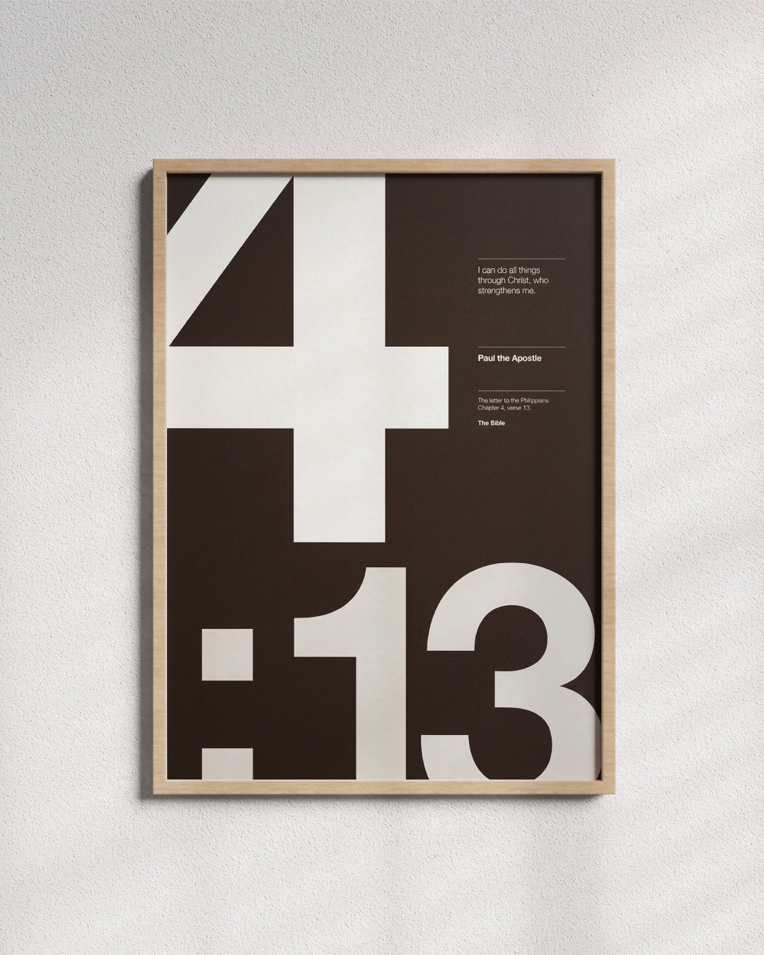 Philippians 4:13 - Wall Art