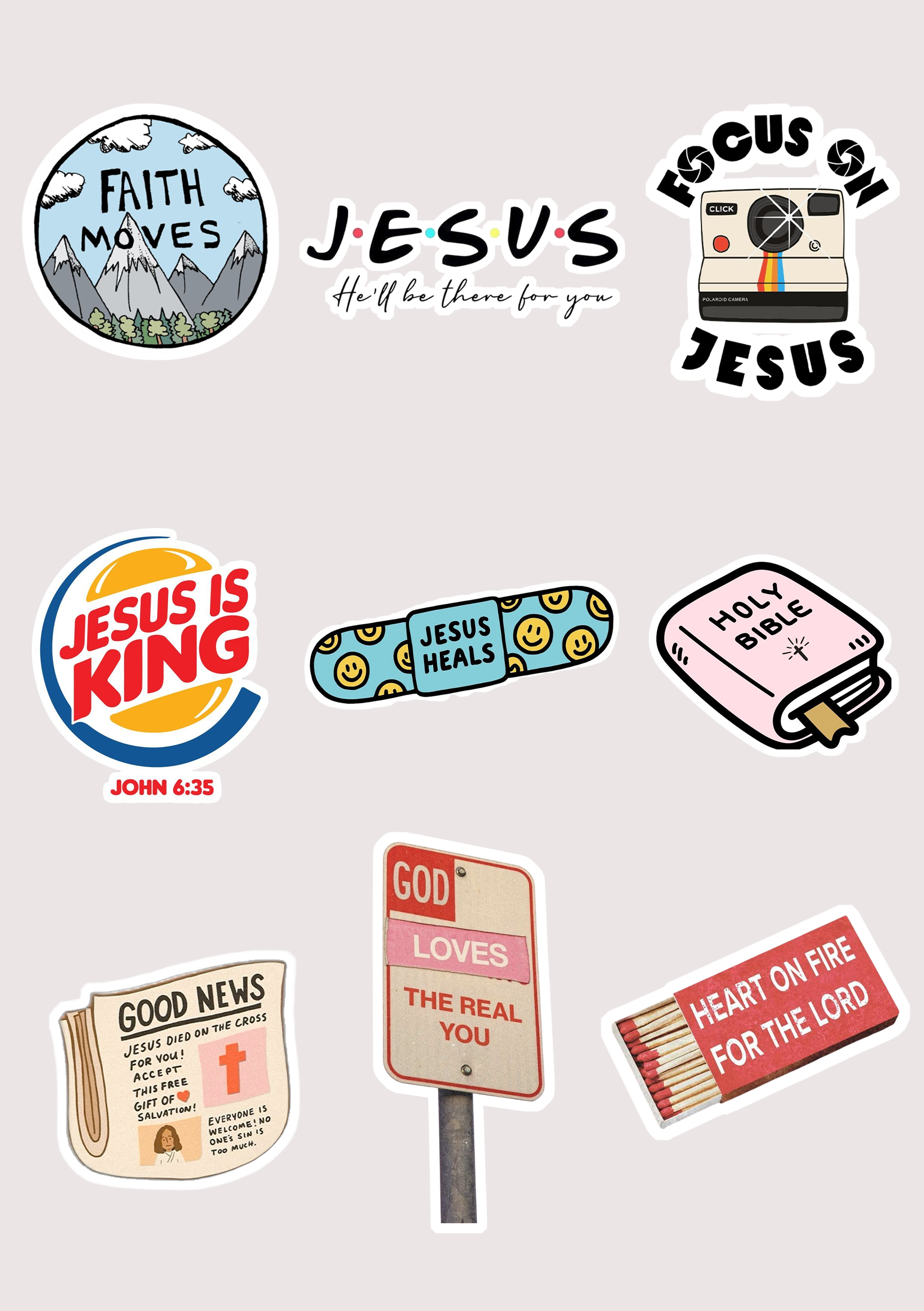 Jesus Culture – 9pc Sticker Pack