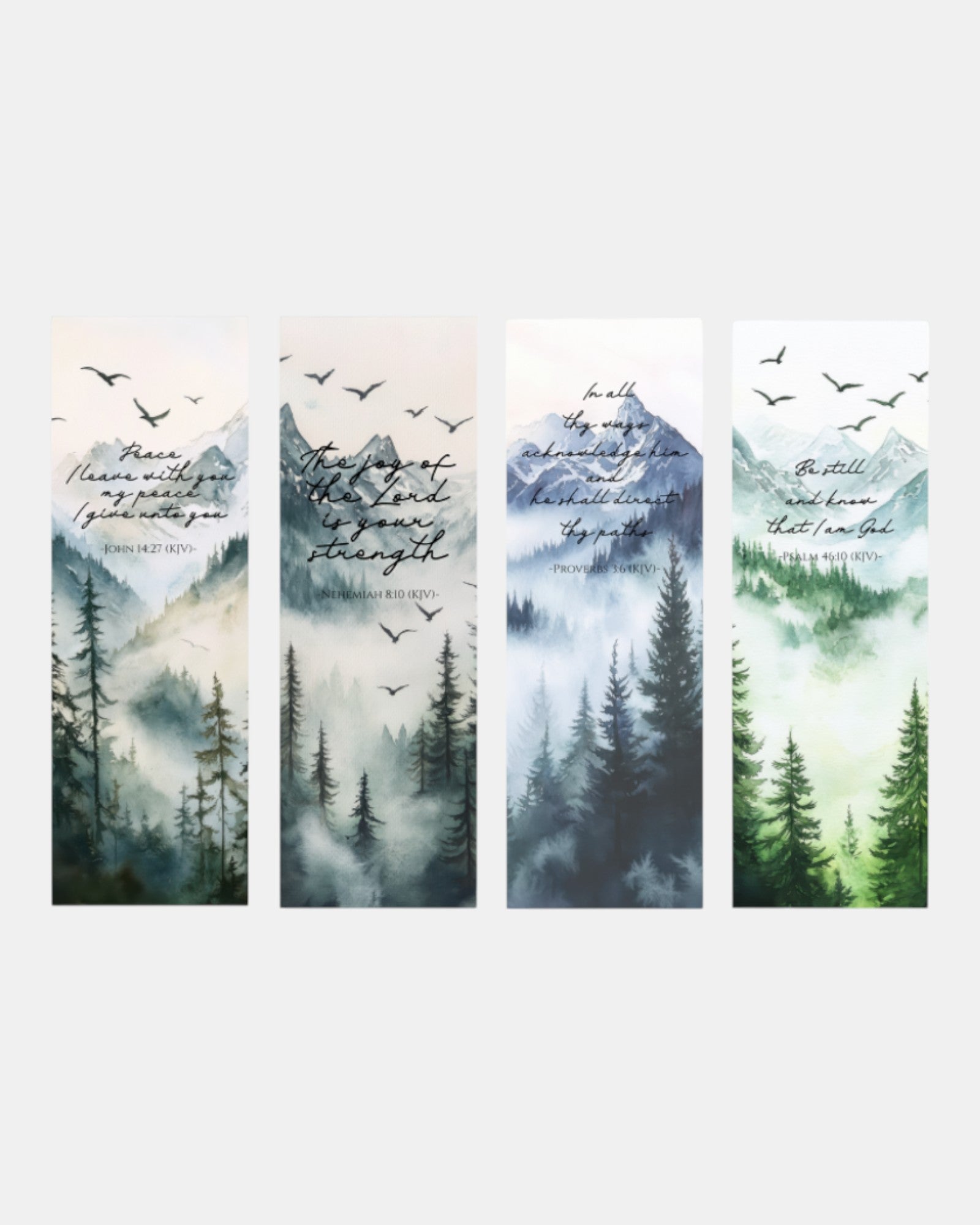 Peaceful Paths Bookmark Set